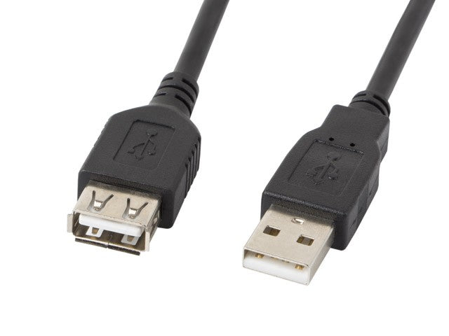 Cablu prelungitor USB 2.0 AM-AF negru 5M