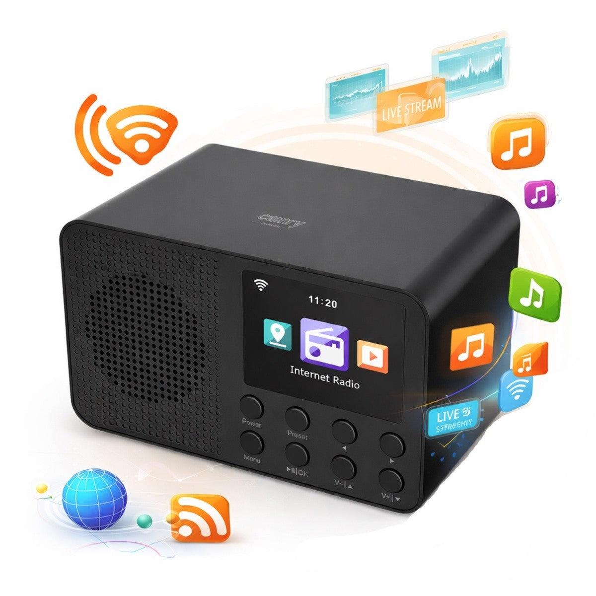 Radio internet CR1918 cu Wi-Fi