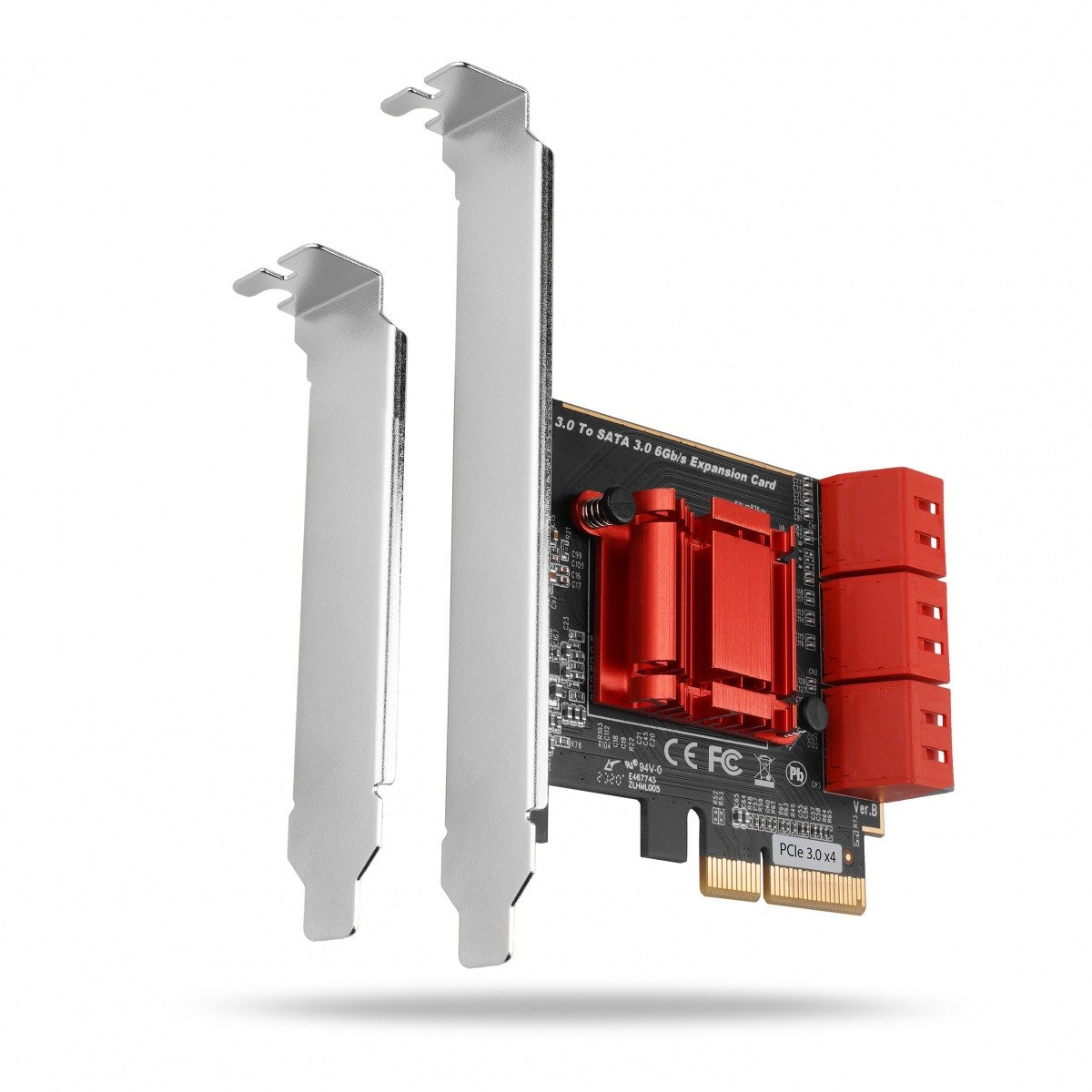 Controler PCIe PCES-SA6 cu 6 porturi SATA interne 6G, ASM1166, SP și LP