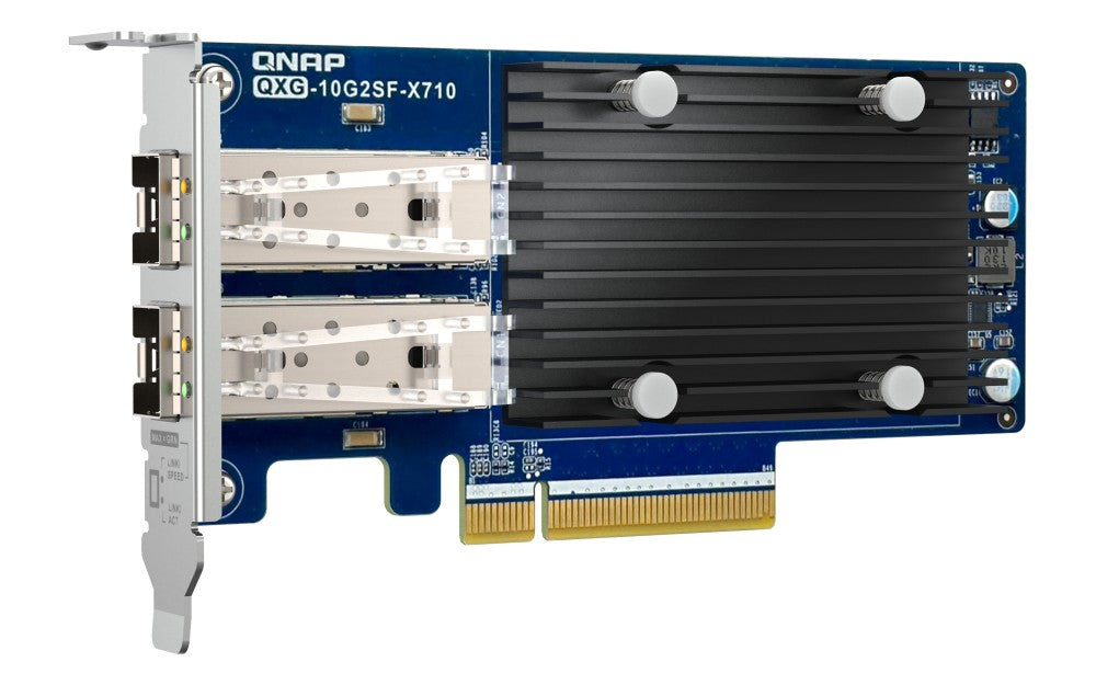 Placă de expansiune de rețea QXG-10G2SF-X710 cu două porturi, 10GbE d-p SFP+