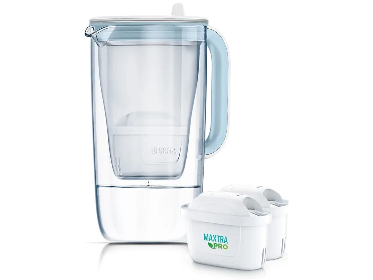Cană filtrantă din sticlă de 2,5 l + 2 cartușe PRO Pure Performance