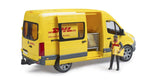 Autobuz MB Sprinter DHL cu figurină și accesorii