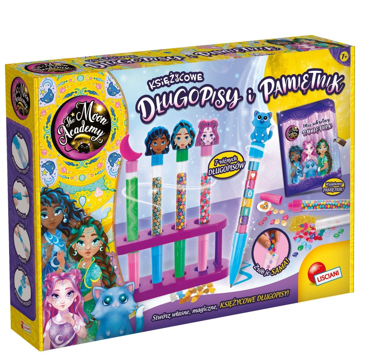 Kit creativ Moon Academy Pixuri și jurnal Moon