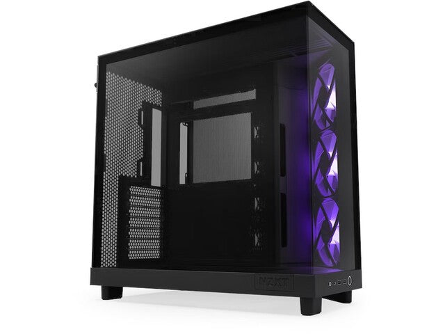 Carcasă H6 Flow RGB cu fereastră neagră