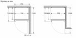 Frigider-congelator 70 cm KGN49OCAF Antracit