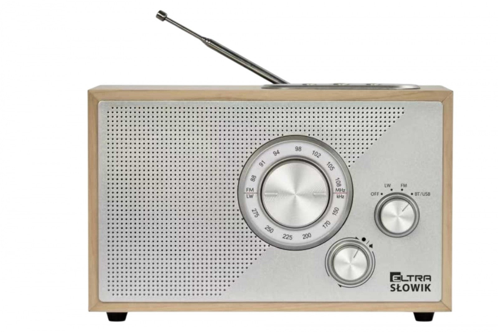 Radio OR SŁOWIK USB/BT maro deschis