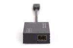 Adaptor de rețea cu fibră optică USB 3.0 A la RJ45 Gigabit SFP Ethernet 1 Gbps Chipset RTL8153