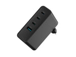 Încărcător de perete Ribera GAN 3xUSB-C + 1xUSB-A 100W negru