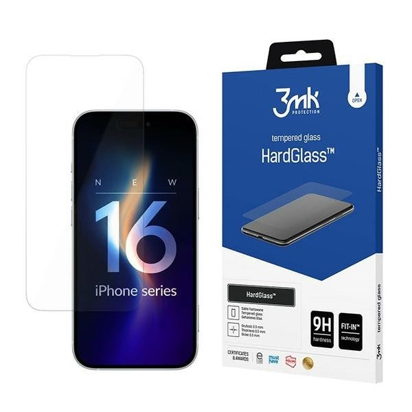 Sticlă securizată Hardglass pentru iPhone 16 Pro Max de 6,9" cu finisaj 9H