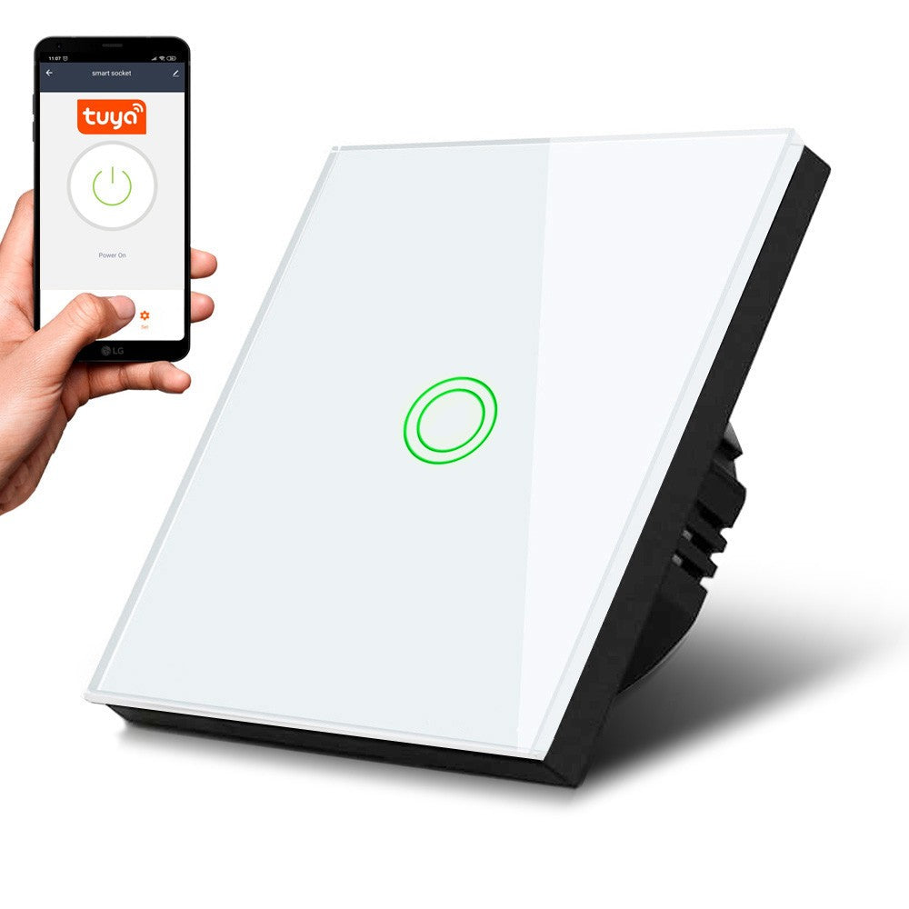 Întrerupător tactil Wi-Fi simplu SMART MCE715W Alb