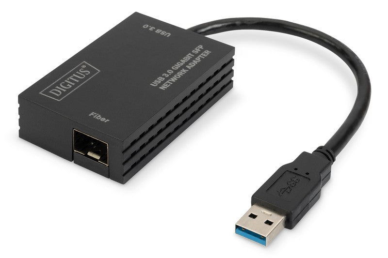 Adaptor de rețea cu fibră optică USB 3.0 A la RJ45 Gigabit SFP Ethernet 1 Gbps Chipset RTL8153