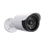 Cameră bullet fictivă, LED-uri IR, IR1800 W alb, 2xAA, ABS