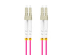 Cablu de patch-uri cu fibră optică Mm Lc/UPC-Lc/UPC Duplex 3.0mm 5m violet