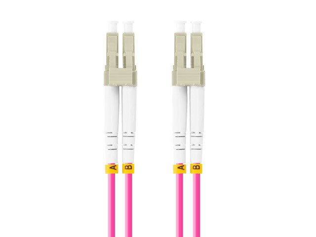 Cablu de patch-uri cu fibră optică Mm Lc/UPC-Lc/UPC Duplex 3.0mm 5m violet