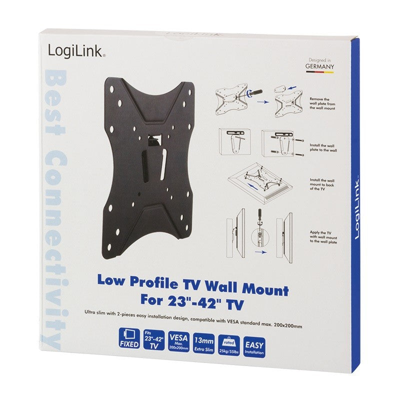 Suport de perete LCD/LED VESA 200x200, 23-42"