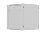 Dulap rack de perete 12U 600x600 cu ușă perforată gri (pachet demontabil)