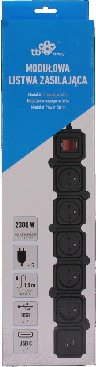 Prelungitor modular de energie 1,5 m