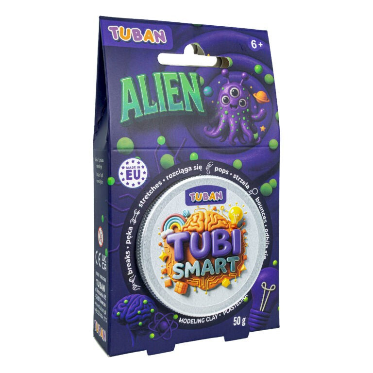 Plastelină Tubi Smart - Alien 50g
