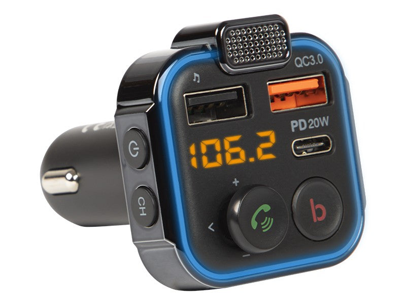 Transmițător FM Bluetooth 5.1+Qc3.0