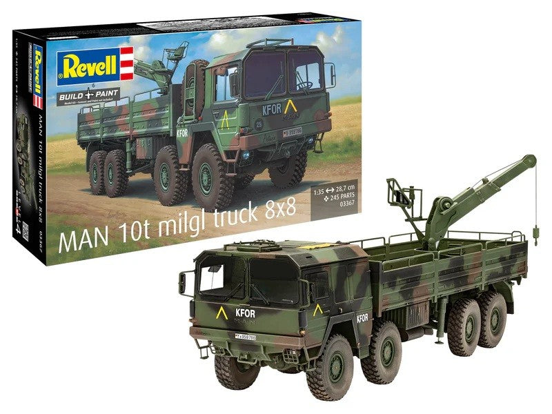 Machetă din plastic camion Man 10T Milgl 8x8 1/35