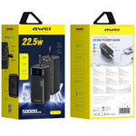 Baterie externă 50000mAh 22,5W PA-107 PD 3xUSB