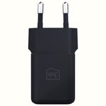 Încărcător de perete Hyper GaN 20W 1xUSB-A 1xUSB-C PD QC4+ Negru