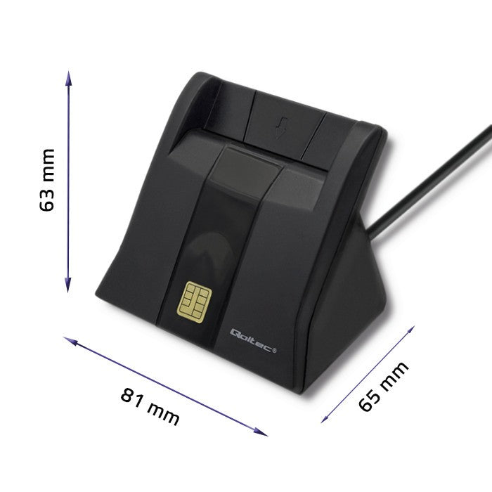 Cititor de carduri de identificare cu cip inteligent | USB 2.0 | Plug&play