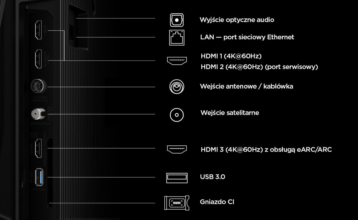 Televizor 55 cali LED 55P6L