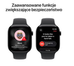 Ceas Seria 11 GPS+Cellular, carcasă din aluminiu gri spațial de 42 mm, curea sport neagră - mărimea M/L