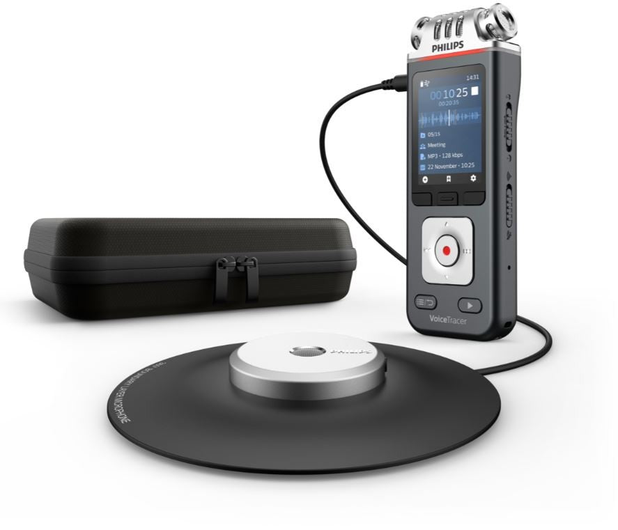 Reportofon DVT8115, memorie 8 GB, înregistrare 360°, microSDHC 32 GB
