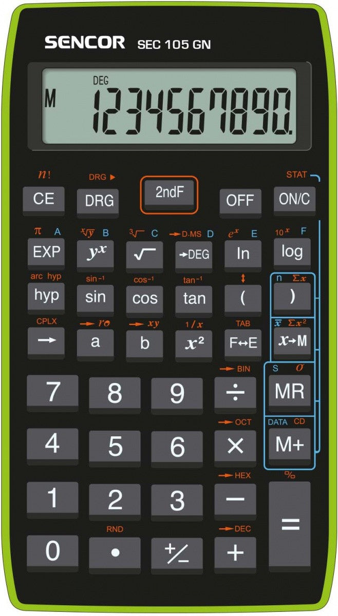 Calculator școlar și științific SEC 105 GN, 10 cifre, 56 de funcții