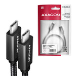 BUCM32-CM05AB Cablu USB-C - USB-C 3.2 Gen 2 0.5m, PD 100W, 5A, 4K HD, ALU, Împletit, Negru