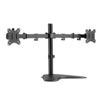 Suport monitor pentru 2 monitoare, 17-32 inch, oțel