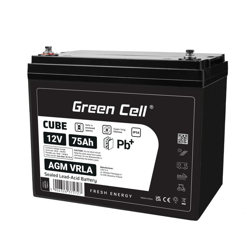 Acumulator AGM VRLA 12V 75Ah IP54