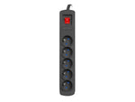 Prelungitor ARC5 1,5 m ARC5/15/CZ negru
