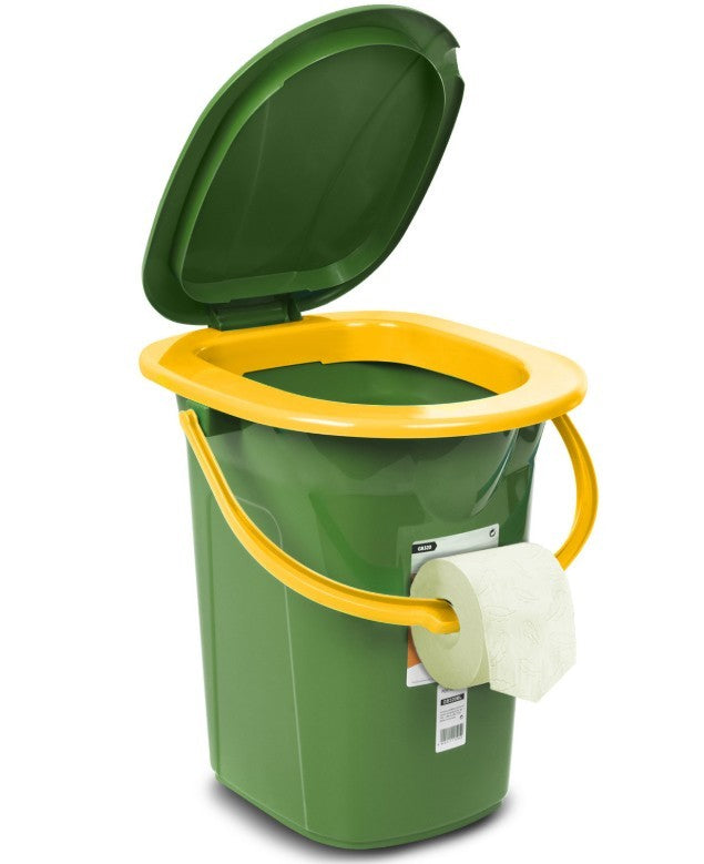 Toaletă de călătorie GB320GO verde închis și portocaliu