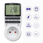 Temporizator electronic PC0628 | 3680W | 16A | LCD