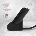Cititor de carduri de identitate CRE-SM2 și USB pentru carduri SD/microSD/SIM