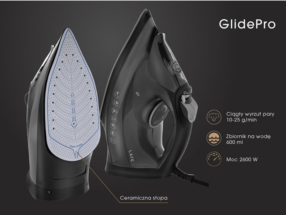 Fier de călcat cu abur GlidePro 2600W
