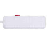 Prelungitor cu 2 prize MCE387 W 3xUSB, 110-240V AC 50/60Hz, 2.1A max 2500W, 1.5m, alb