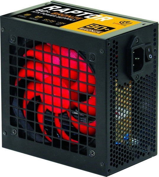 Sursă de alimentare ATX RAPTOR 600W BRONZE 80+, Șină simplă, DC-DC