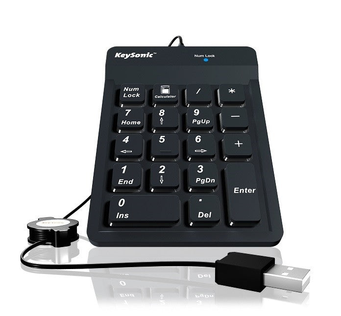 Tastatură rezistentă la praf ACK-118BK2, IP64