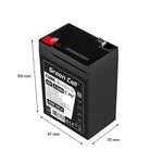 Baterie AGM VRLA 6V 4.5Ah IP54