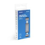 Cititor de carduri SD 3 în 1, USB-C + USB-A 2.0 + Micro USB, AK-72