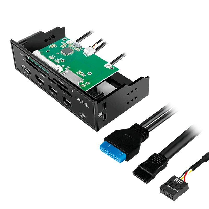 Panou multifuncțional de 5,25" cu cititor de carduri
