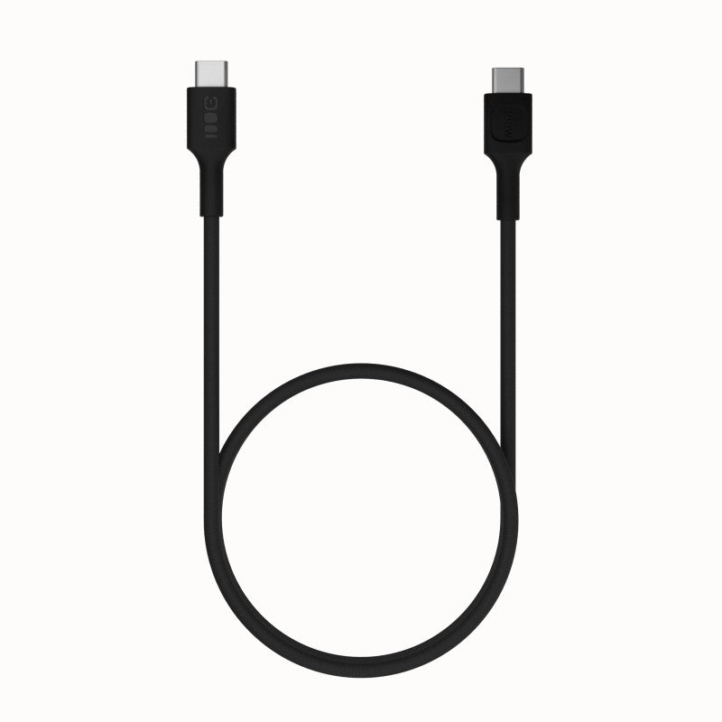 Cablu împletit USB-C-USB-C PowerStream 100W, 1,2 m, negru