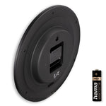 Ceas de perete DCF Teneriffa 30cm negru