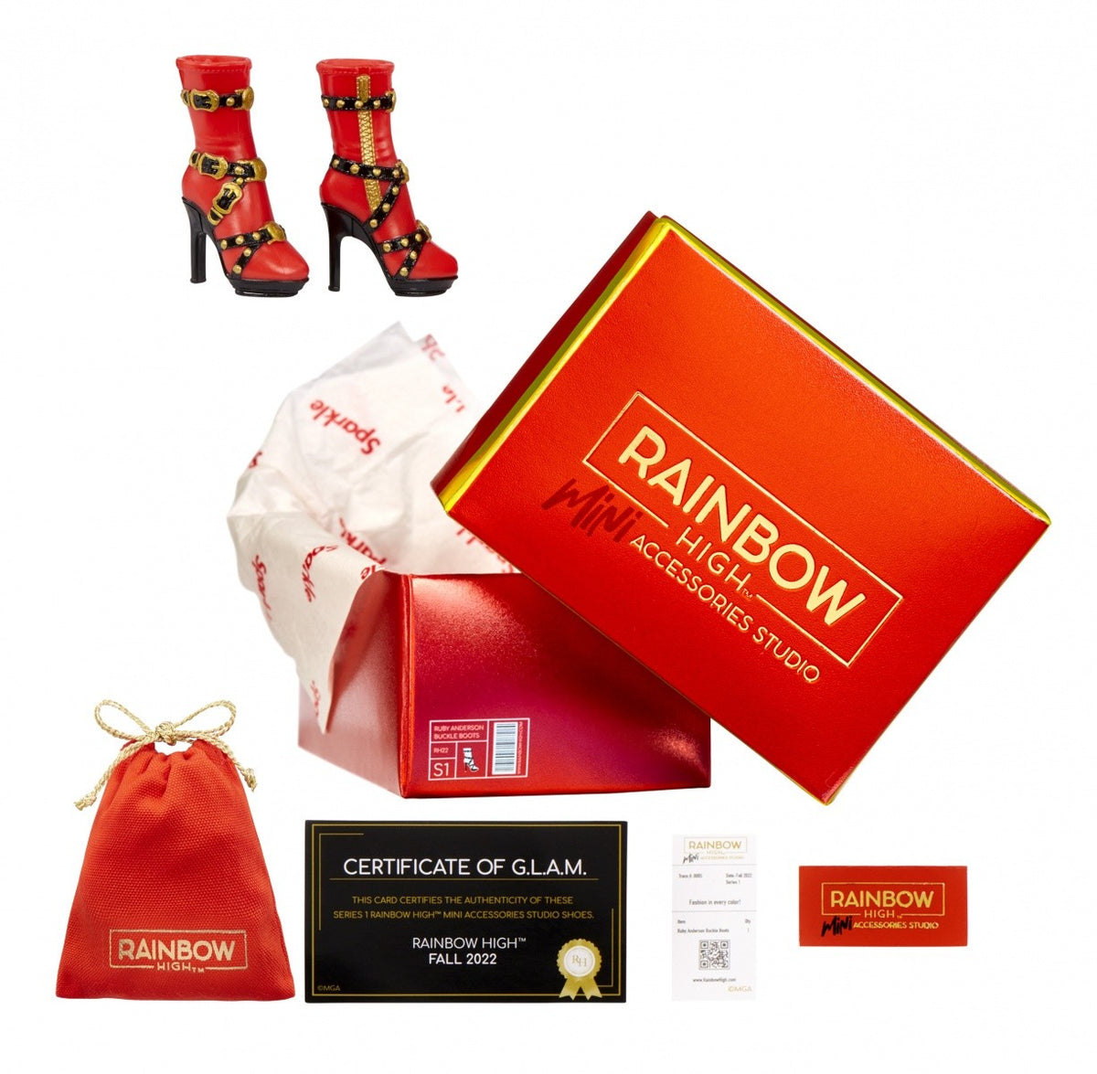 Sortiment de accesorii Rainbow High pentru încălțăminte, 1 bucată