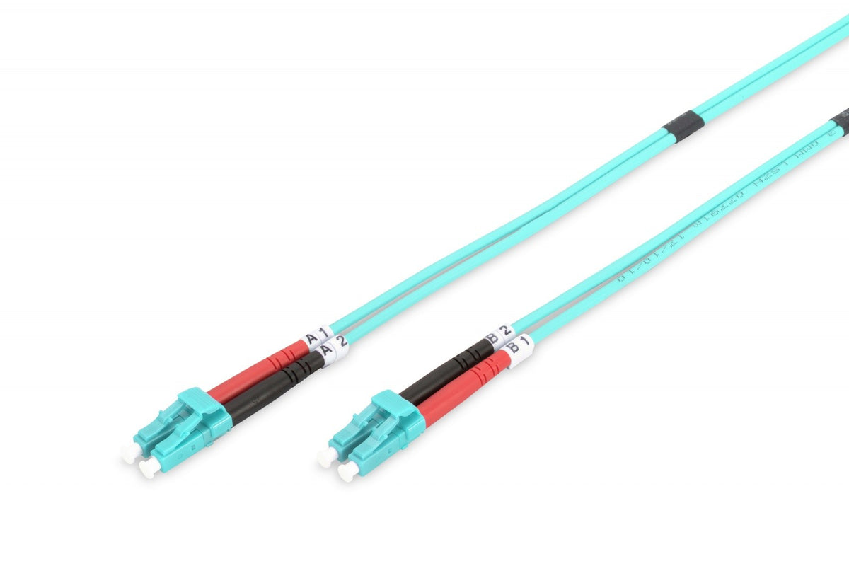 Cablu de fibră optică LC-LC MM 50/125 OM3 duplex LSOH 5m