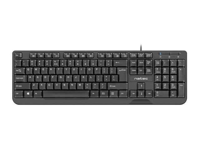Tastatură Trout Slim 1.8m Neagră USB